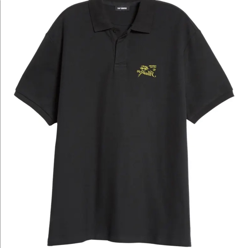 RAF simons illusion polo shirt